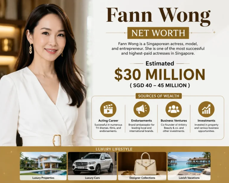 Fann Wong Net Worth
